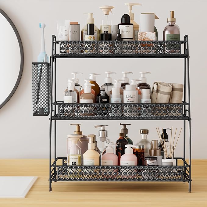 Vintage 3 Tier Spice Rack Organizer - Image 8