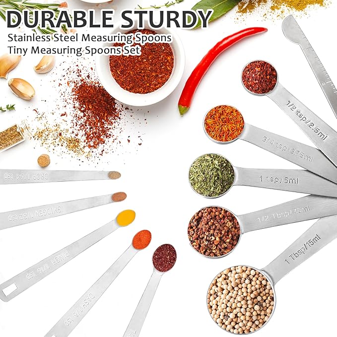 Accmor Stainless Steel Measuring Spoons Set - Image 2