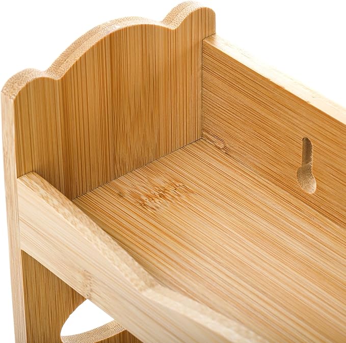 Jucoan 3-Tier Bamboo Spice Rack - Image 3