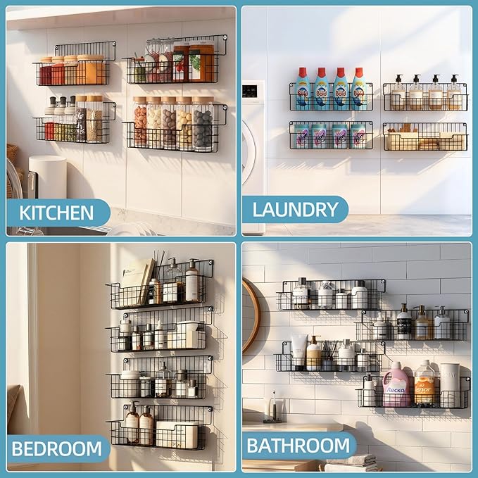 Spice Rack Wall Mount, Spice Organizer - Image 8
