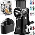 Zulay Kitchen Rotary Cheese Grater 5 Blade Cheese Shredder by ZulayKitchen
