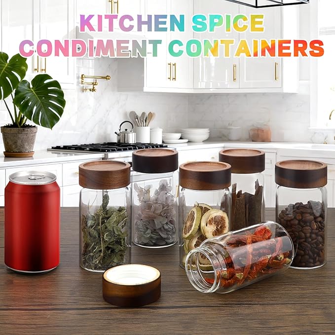 8 oz Small Glass Spice Jars - Image 6