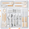Homecor Silverware Organizer for Kitchen Drawer, Expandable Utensil Drawer by HOMECOR