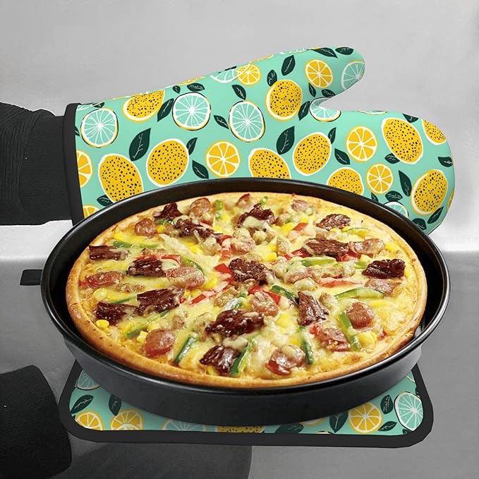 Lemon Pot Holders and Oven Mitts - Image 7