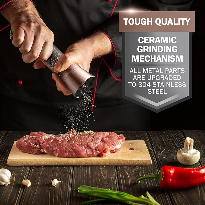 HOME EC Original Stainless Steel Salt or Pepper Grinder 1pk - Image 7