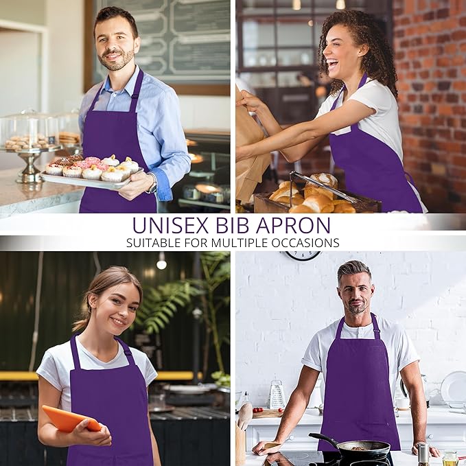 Utopia Kitchen 2 Pack Bib Apron, Adjustable - Image 5