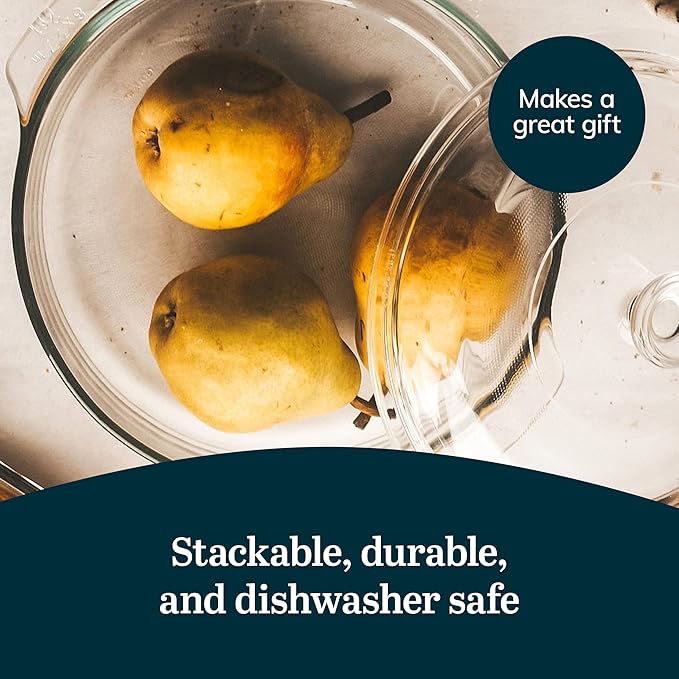 Libbey Baker's Basics 3-Piece Glass Casserole Dishes - Image 5