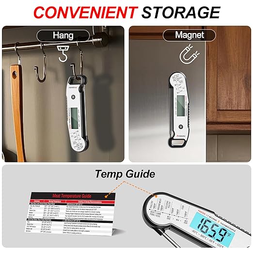 Atogou Meat Thermometer, Professional Food Thermometer, <1 Sec Instant Read - Image 9
