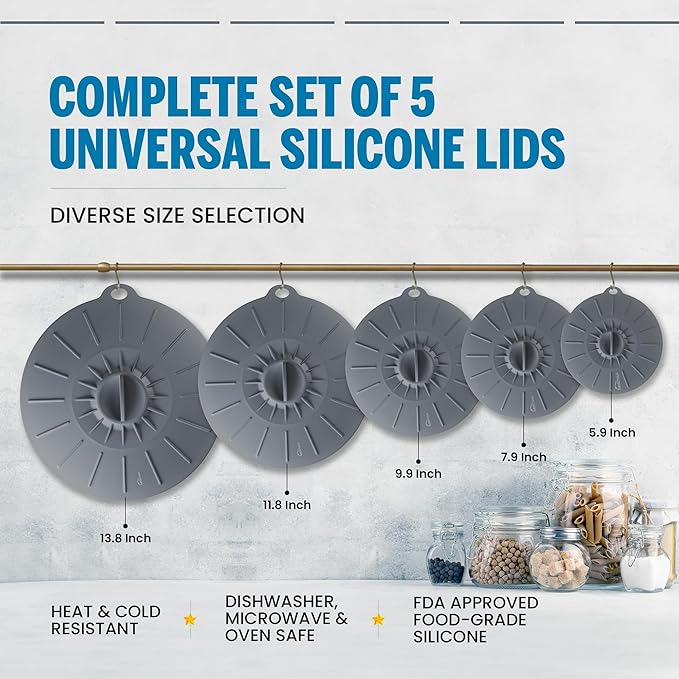 Microwave Cover Silicone Lids - Image 2