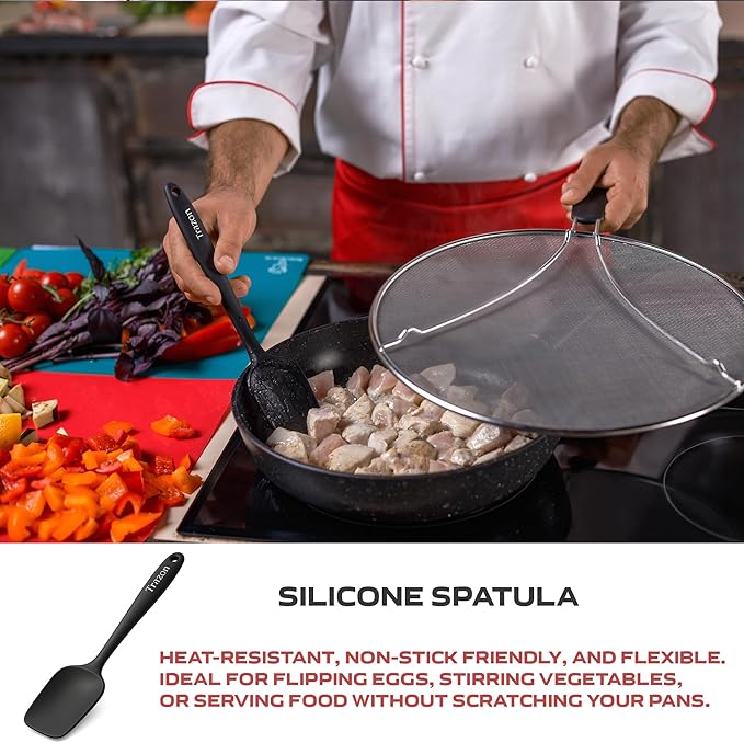 Grease Splatter Screen for Frying Pan 13 inch - Image 5