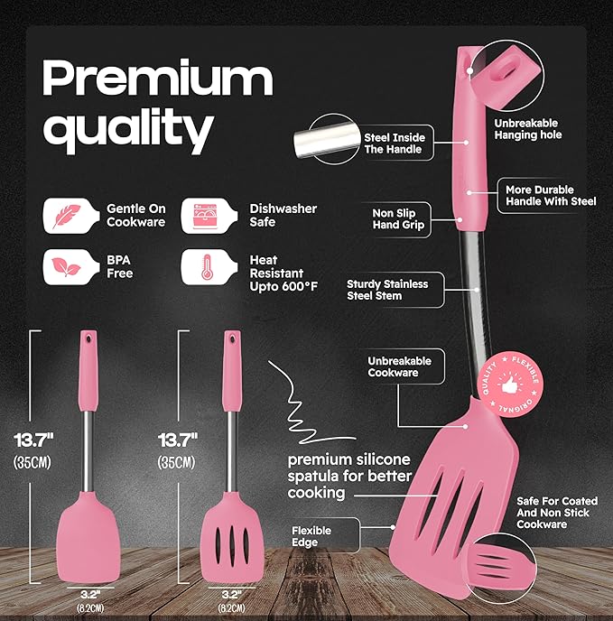 BakeRoyal Silicone Spatula Set - Image 2