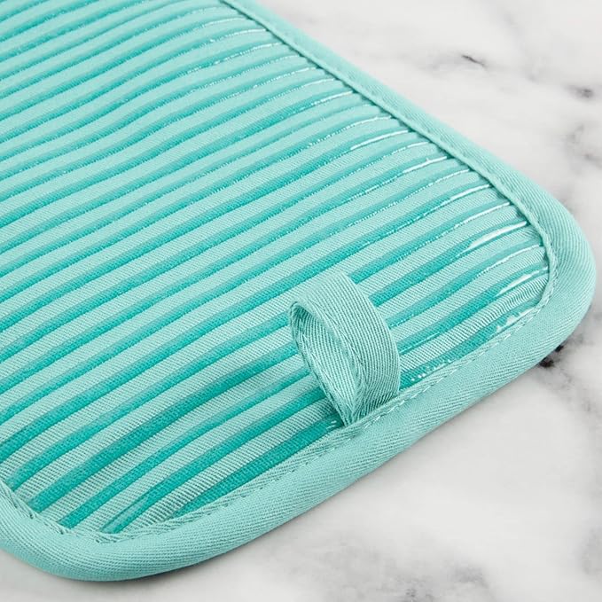 KITCHENAID Quilted Cotton Terry Cloth Oven Mitt, Pot Holder, Kitchen Towel - Image 6