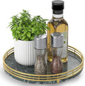 Green Marble Lazy Susan Turntable by AMH