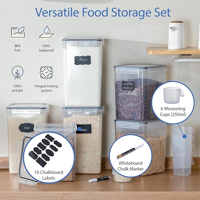 Chef's Path Large Airtight Food Storage Containers - Image 7