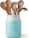Comfify Wide Mouth Mason Jar Utensil Holder Decorative Kitchenware Organizer by Comfify
