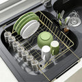 Golden Expandable Dish Drying Rack-Extra Large Stainless Steel Dish Drainer by HAYAWEY