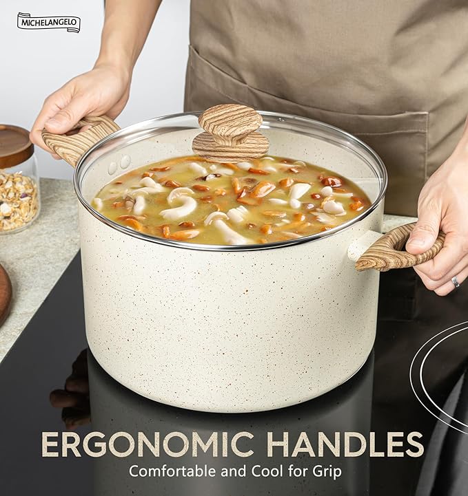 MICHELANGELO 8 Quart Stock Pot - Image 2