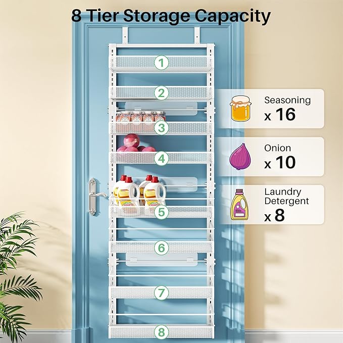 SNTD 8 Tiers Over the Door Organizer - Image 6