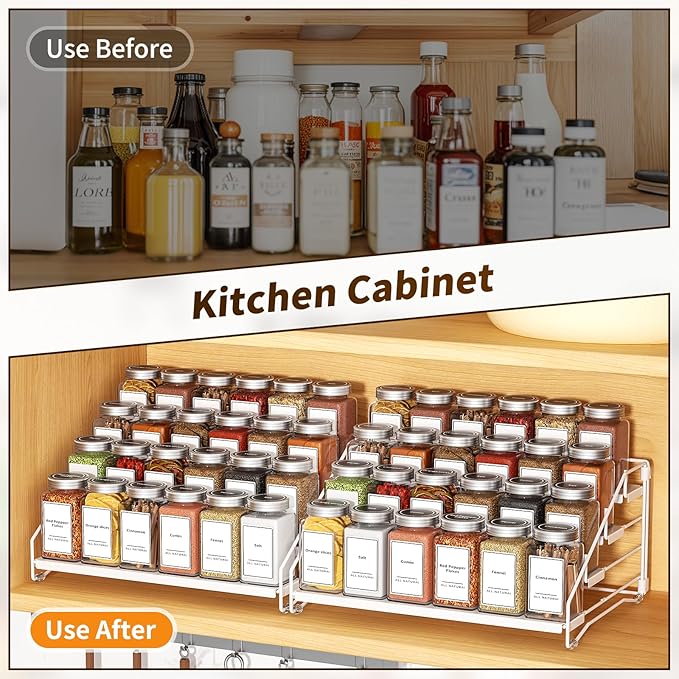 BOIVSHI Spice Organization for Cabinet, Spice Rack Organizer, Spice Rack - Image 5