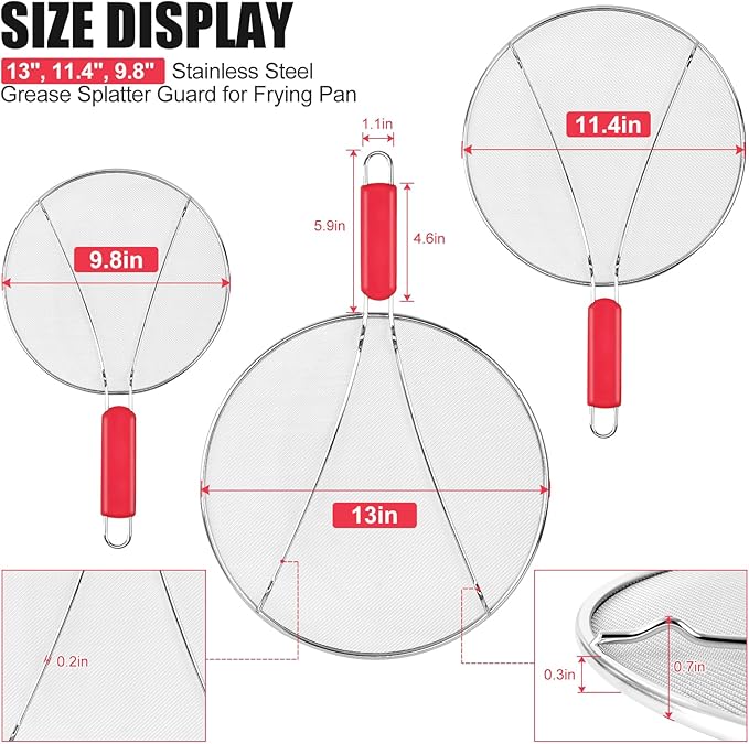 Stainless Steel Splatter Screen - Image 2