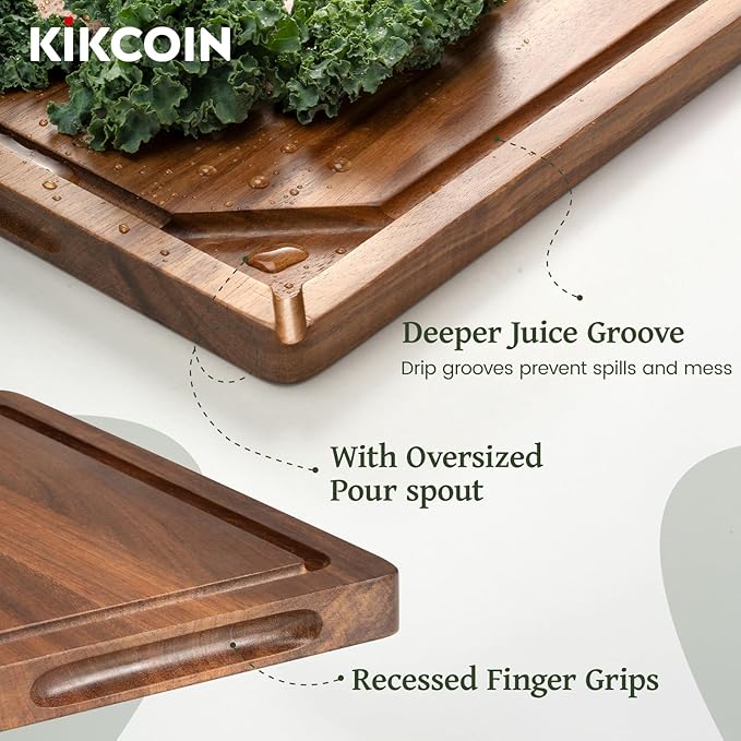 Kikcoin Acacia Wood Cutting Boards - Image 3