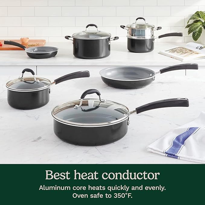 Cuisinart 11-Piece Nonstick Cookware Set, Ceramica XT - Image 4