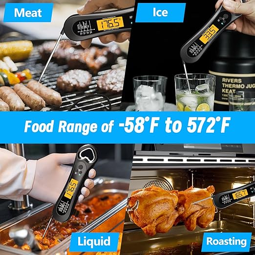 Meat Thermometer Digital, Instant Read Meat Thermometer - Image 6