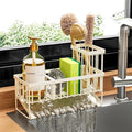 Cisily Off White Sponge Holder for Kitchen Sink, Sink Caddy Organizer by CISILYHOMELIFE