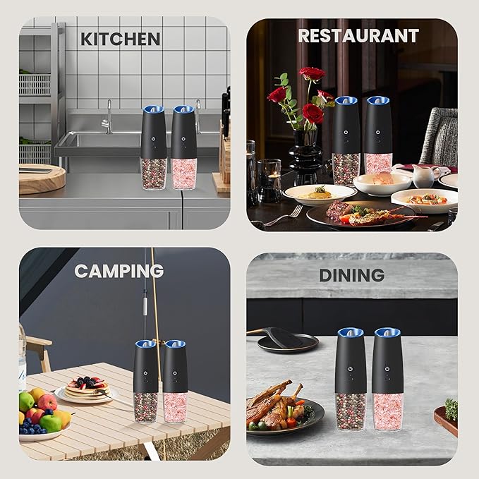 Rechargeable Salt And Pepper Grinder Set - Image 7