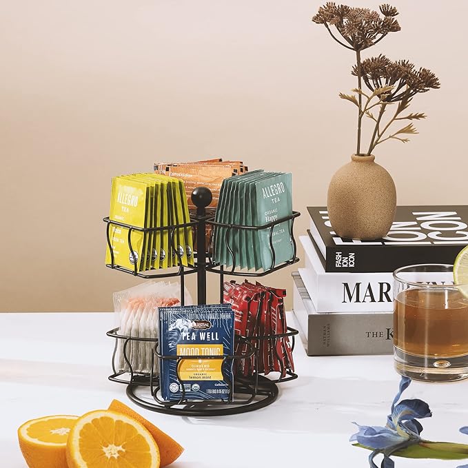 Sorbus Tea Bag Spinning Carousel - Image 6