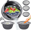 4-1 Colander with Lid Set by UTTKOJ