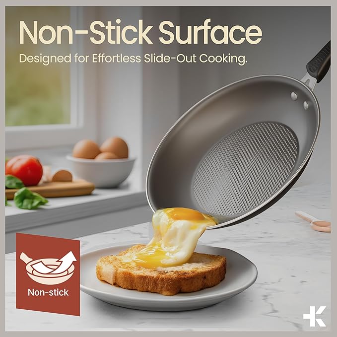 Pots and Pans Set, 23-Piece Non Stick Cookware & Bakeware Sets - Image 3