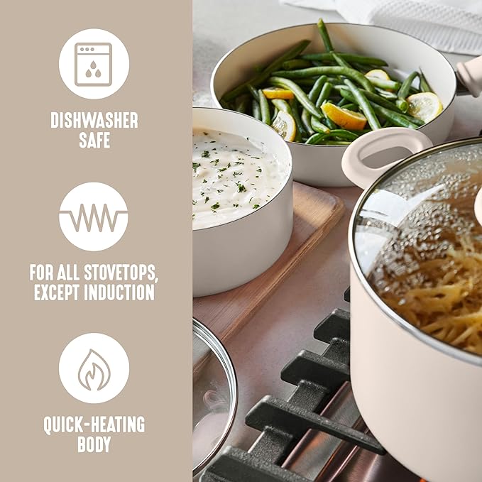 GreenLife 2.5QT Nonstick Saucepan - Image 3