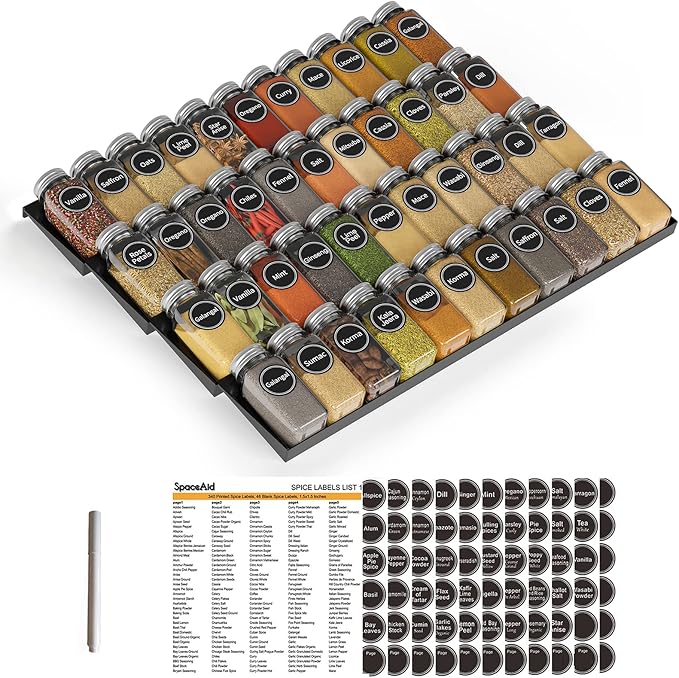 SpaceAid Spice Drawer Organizer by SpaceAid