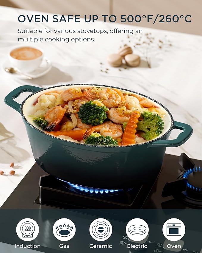 Enameled Cast Iron Dutch Oven - Image 6