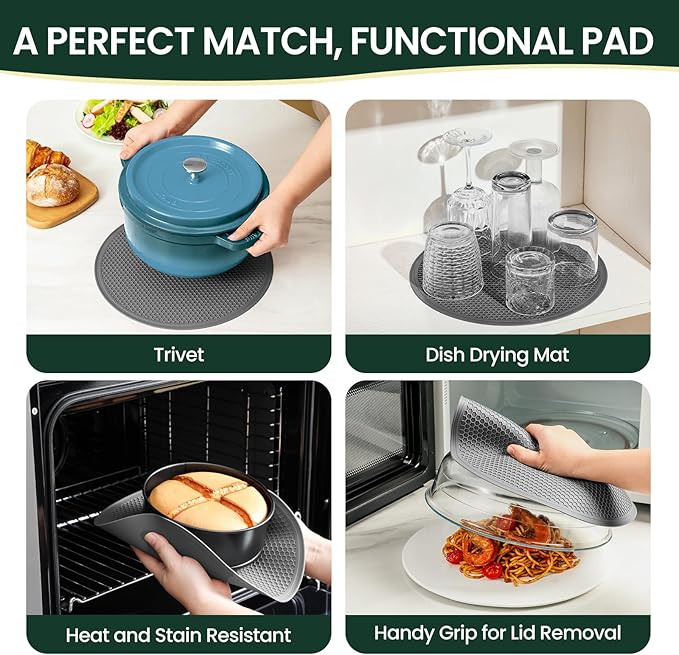 2 in 1, Glass Microwave Splatter Cover - Image 3