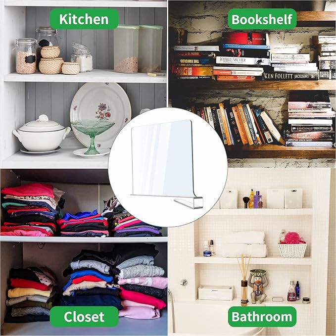 Acrylic Shelf Dividers, Closet Shelf Separators - Image 8