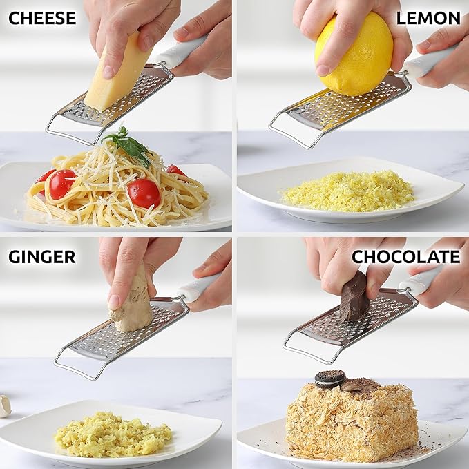 Zulay Kitchen Professional Cheese Grater Stainless Steel - Image 4