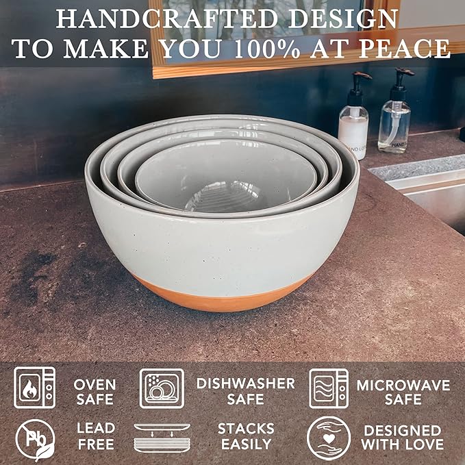 Mora Ceramic Large Mixing Bowls - Image 3