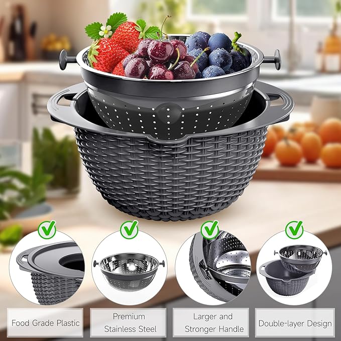 4-1 Colander with Lid Set - Image 6