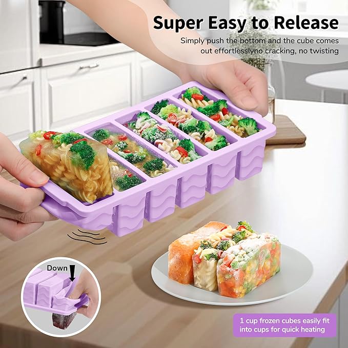 2-Pack Silicone Freezer Trays - Image 4