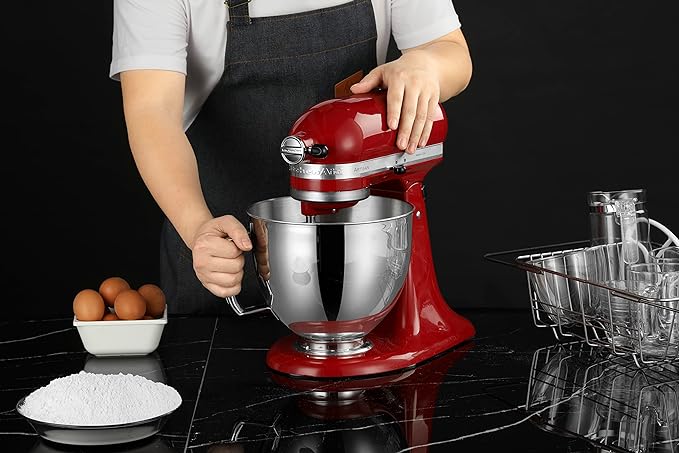5 QT Stainless Steel Mixer Bowl Compatible - Image 3