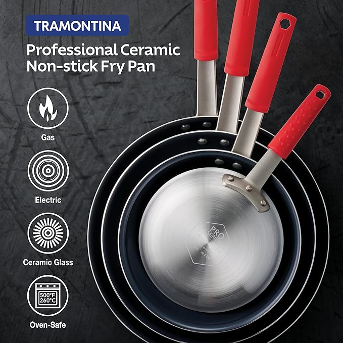 Tramontina Professional 12-Inch Ceramic Non Stick Large Frying Pan, Heavy-Gauge - Image 6