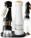 Electric Salt and Pepper Grinder Set by STYLEDSETTINGS
