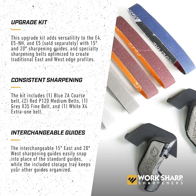 Work Sharp Professional Electric Kitchen Knife Sharpener Upgrade Kit - Image 3