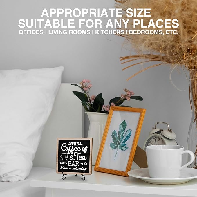 Coffee & Tea Bar Decor Signs & Table Decor, Tea Station Accessories, Themed - Image 4