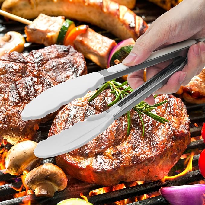 Premium Stainless Steel Heat Resistant Kitchen Tongs - Image 6