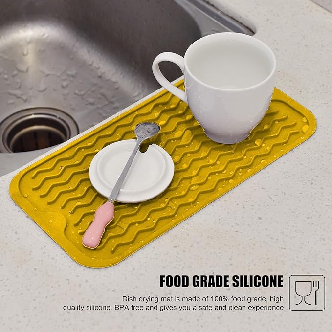 Silicone Dish Drying Mat for Multiple Usage, Easy clean, Eco-friendly, - Image 5