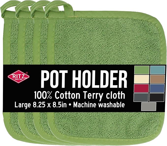 RITZ Terry Potholder & Hot Pad: Unparalleled Heat Resistant, Durable 100% by Ritz+Foodservice