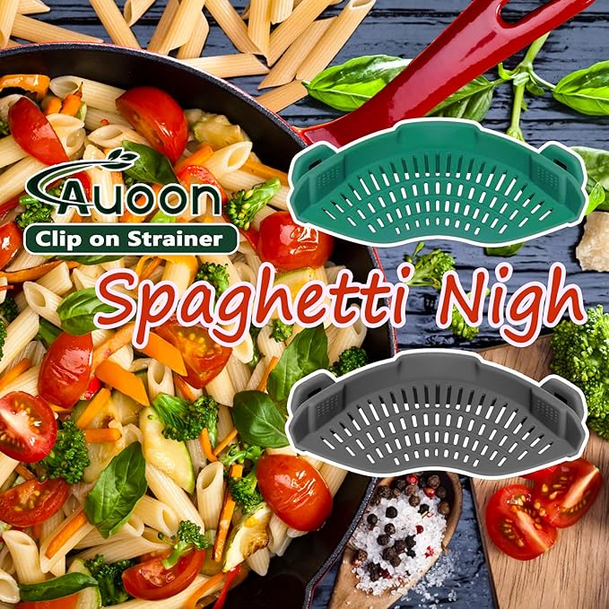 AUOON Clip On Strainer Silicone - Image 4